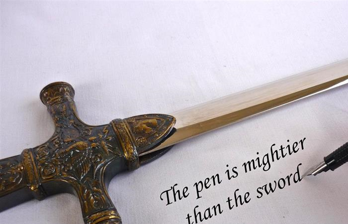 The Pen is Mightier Than the Sword