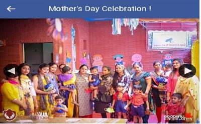 Mothers Day Celebrated At Goodwill Kindergarten, Om Vihar 