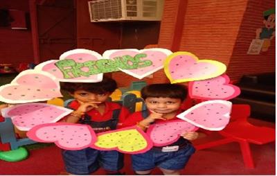 Celebrated Friendship Day At Goodwill Kindergarten, Om Vihar  