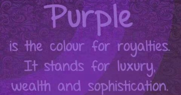WHY IS PURPLE THE ROYAL COLOUR? DISCOVERING THE POWER OF PURPLE