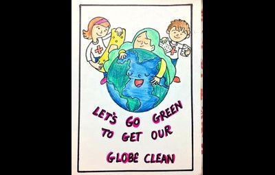 Poster Making by Ramjas Students