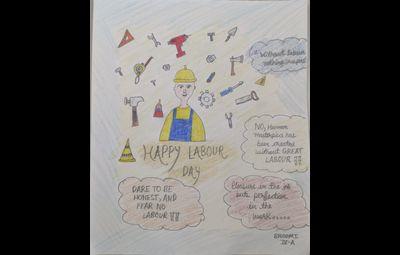 Poster Making by Ramjas Students