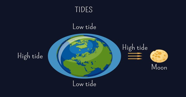 The Moon & Sun: Effects on Ocean Tides [1 min read]