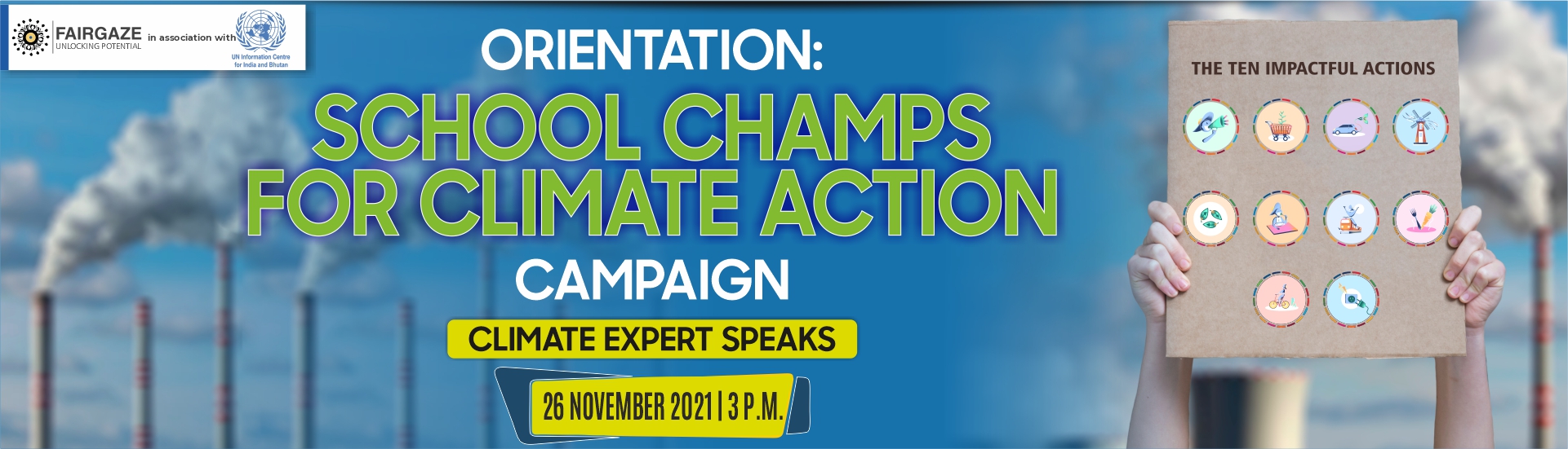 FairGaze & UNIC: Campaign For Climate Action